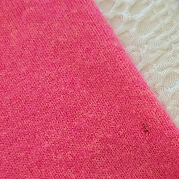 JCrew Coral Cashmere Sweater. Extra Large. - Picture 5 of 5